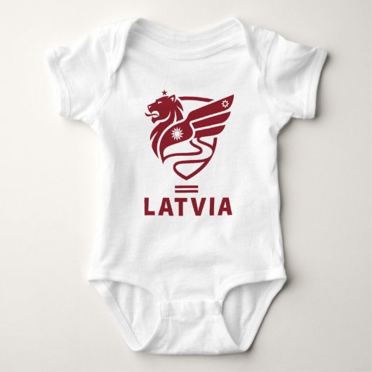 Latvia Baltic State Northern Europe Romper (Voorkant)