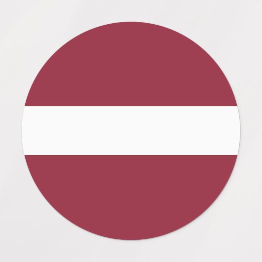 Latvia Flag Emblem Labels (Design 1)