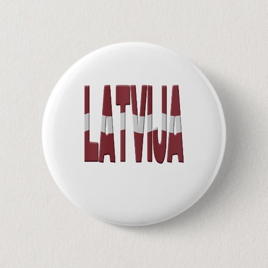 Latvia flag ronde button 5,7 cm (Voorkant)