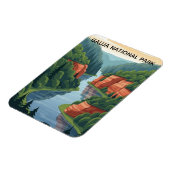 Latvia Gauja National Park Travel Magneet (Linkerzijde)