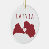 Latvia Keramisch Ornament (Rechts)