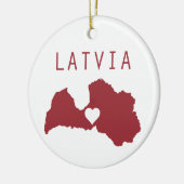 Latvia Keramisch Ornament (Links)