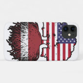 Latvia Latvian American USA United States America Case-Mate iPhone Case (Achterkant (horizontaal))