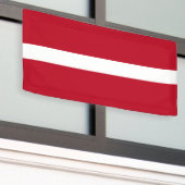 Latvian flag of Latvia custom banner sign (Buitenkant Gebouw)