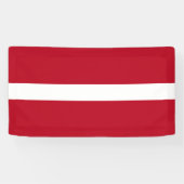 Latvian flag of Latvia custom banner sign (Horizontaal)