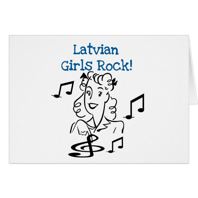 Latvian Girls Rock (Voorkant Horizontaal)