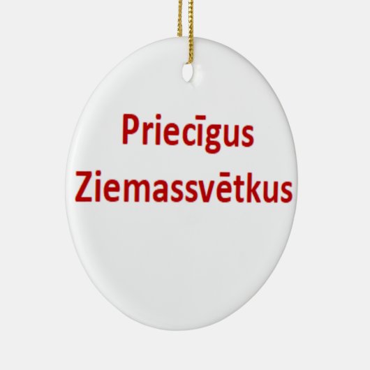 latvian priecigus ziemassvetkus Ornament (Rechts)