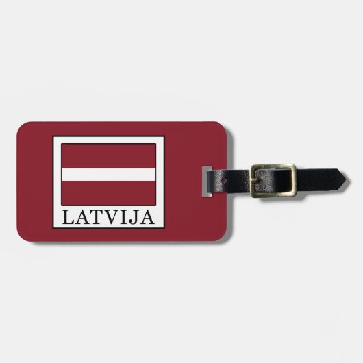Latvija Bagagelabel (Voorkant horizontaal)