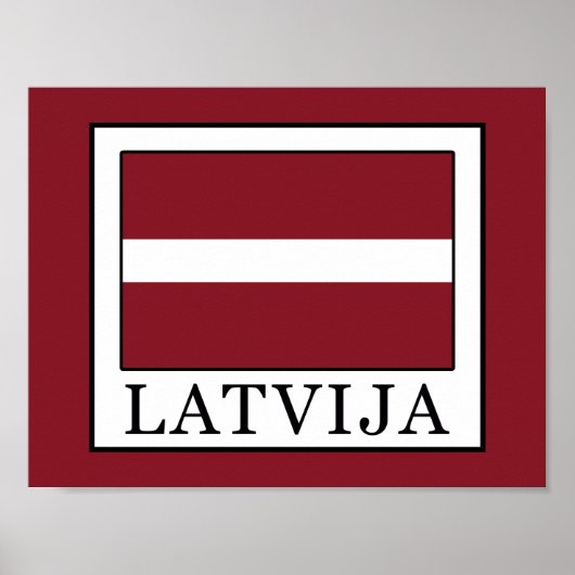 Latvija Poster (Voorkant)