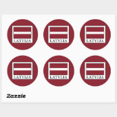 Latvija Ronde Sticker (Vel)