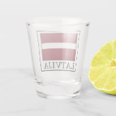 Latvija Shot Glas (Achterkant)