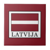 Latvija Tegeltje (Voorkant)
