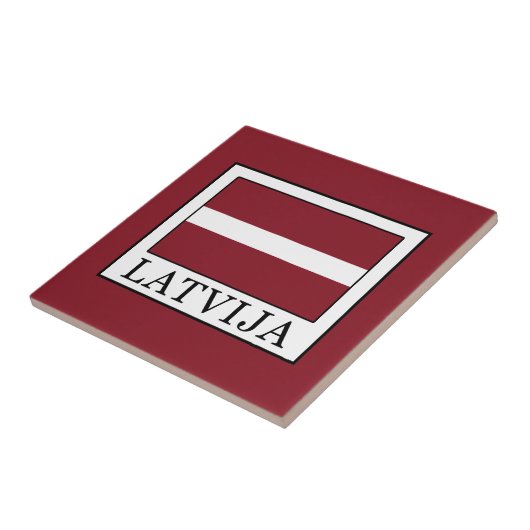 Latvija Tegeltje (Zijkant)