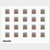Latvijas Republika Ronde Sticker (Vel)