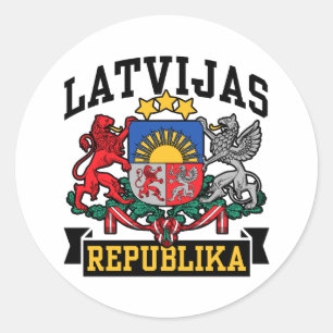 Latvijas Republika Ronde Sticker