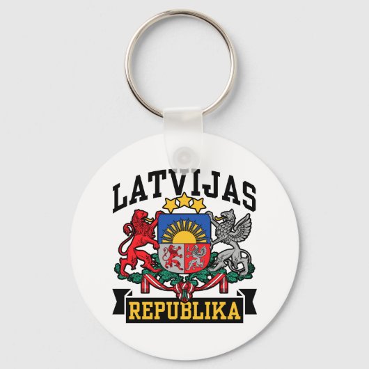 Latvijas Republika Sleutelhanger (Voorkant)