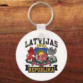 Latvijas Republika Sleutelhanger (Voorkant)