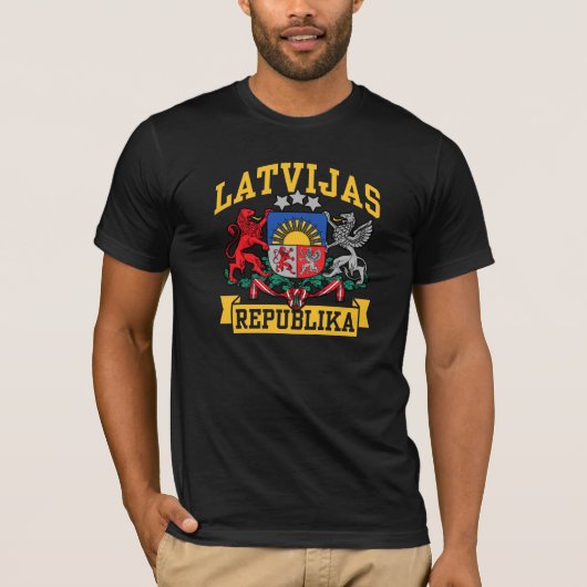 Latvijas Republika T-shirt (Voorkant)