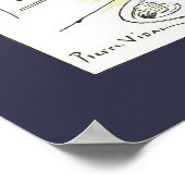 L'Auberge des Adret ~P. Vidal ~*Mat-kleur wijzigen Poster (Hoek)