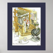 L'Auberge des Adret ~P. Vidal ~*Mat-kleur wijzigen Poster (Voorkant)