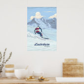 Lauberhorn Wengen Ski Poster (Keuken)