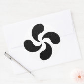 lauburu Crox Basque cross sticker (Envelop)