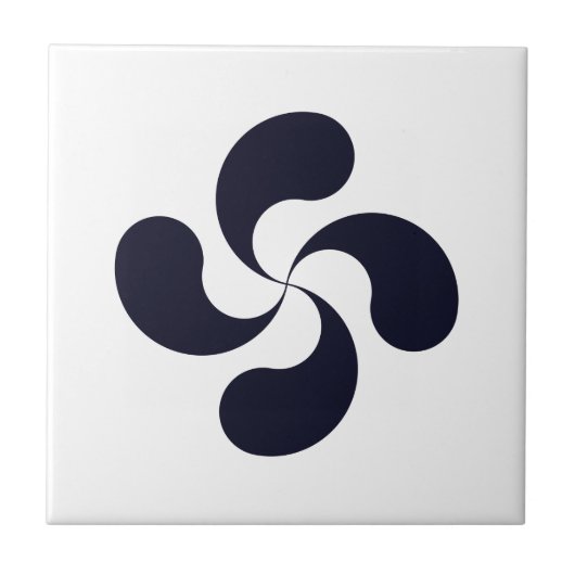 Lauburu-symbool Tegeltje (Voorkant)