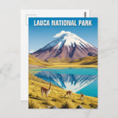 Lauca Nationaal Park Chili Reizen Briefkaart (Voorkant / Achterkant)