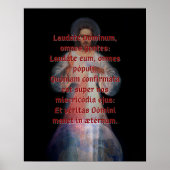 Laudáte Dominum Print (groot) (Voorkant)
