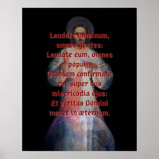 Laudáte Dominum Print (groot) (Voorkant)