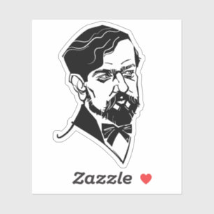 laude Debussy Sticker