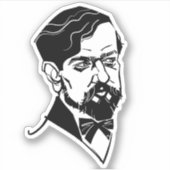 laude Debussy Sticker (Voorkant)