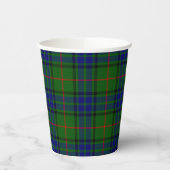 Lauder Clan Tartan Plaid Papier Cups Papieren Bekers (Links)