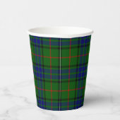 Lauder Clan Tartan Plaid Papier Cups Papieren Bekers (Rechts)