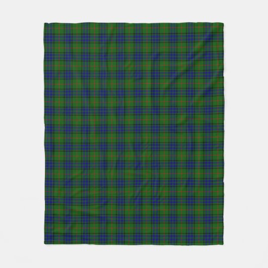 Lauder Clan Tartan Pset Fleece Blanket (Voorkant)