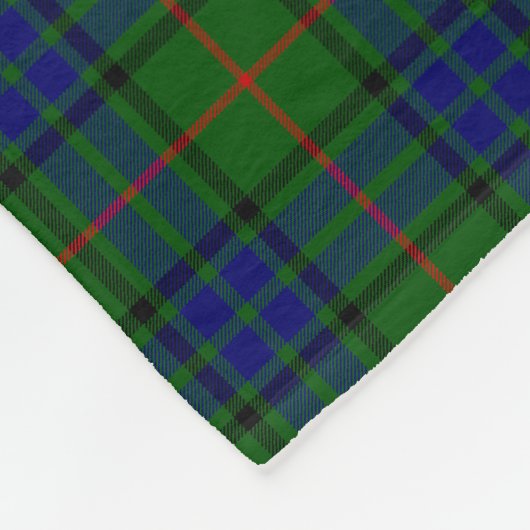 Lauder Clan Tartan Pset Fleece Blanket (Hoek)