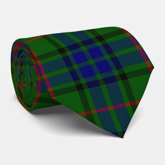 Lauder Clan Tartan Stropdas (Opgerold)