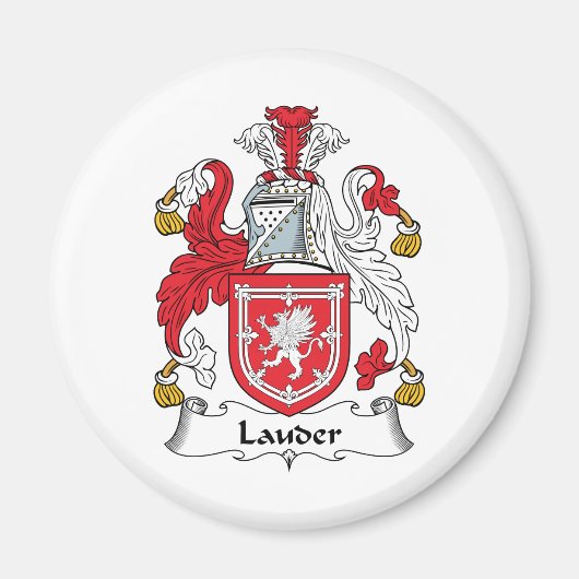 Lauder Family Crest Magneet (Voorkant)