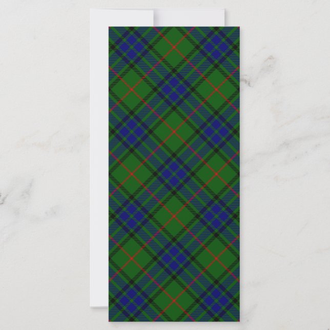 Lauder tartan blauw groen geruit (Voorkant)