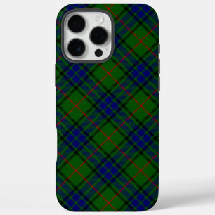 Lauder tartan blauw groene vleid iPhone 16 pro max hoesje