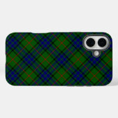Lauder tartan blauw groene vleid Case-Mate iPhone case (Achterkant (horizontaal))