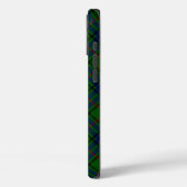 Lauder tartan blauw groene vleid Case-Mate iPhone case (Achterkant / Links)