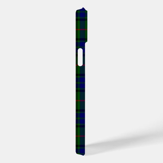Lauder tartan blauw groene vleid Case-Mate iPhone case (Achterkant / Rechts)
