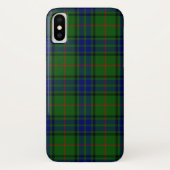 Lauder tartan blauw groene vleid Case-Mate iPhone case (Achterkant)