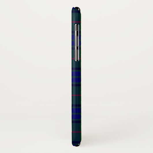 Lauder tartan blauw groene vleid Case-Mate iPhone case (Achterkant/links)