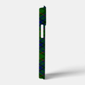Lauder tartan blauw groene vleid Case-Mate iPhone case (Achterkant / Rechts)