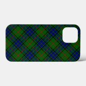 Lauder tartan blauw groene vleid Case-Mate iPhone case (Achterkant (horizontaal))