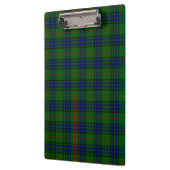 Lauder tartan blauw groene vleid klembord (Links)