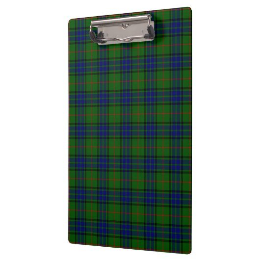 Lauder tartan blauw groene vleid klembord (Links)