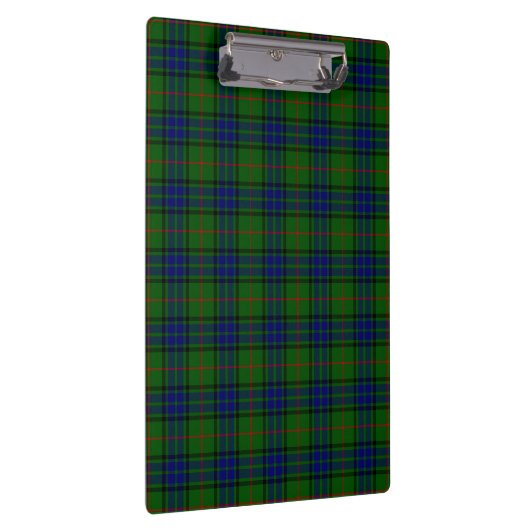 Lauder tartan blauw groene vleid klembord (Rechts)